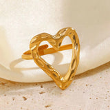 Irregular Heart-Shaped Ring