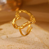 Irregular Heart-Shaped Ring