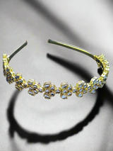 Stylish Gold Plated Kundan Hair Bands For Girls