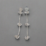 German Silver Designer Stud with Taseel Chain Ghunghru Earring