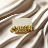 Combo of 3 - Gilded Curve Hoop Pack - Earring