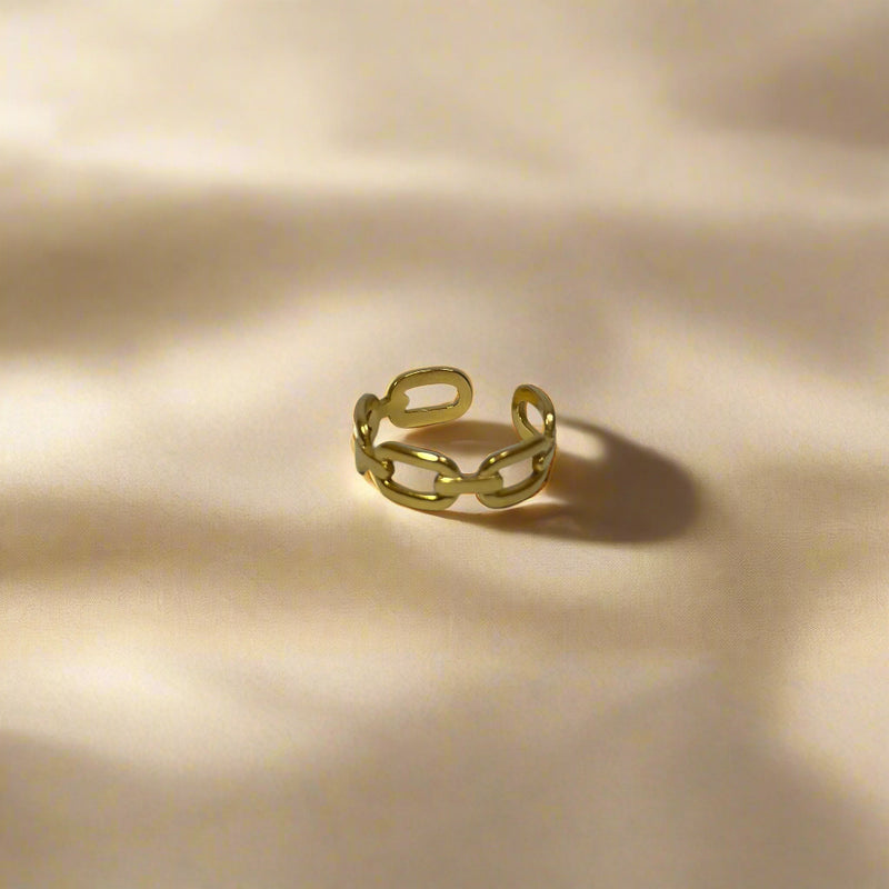 Buckle Chain Style Ring