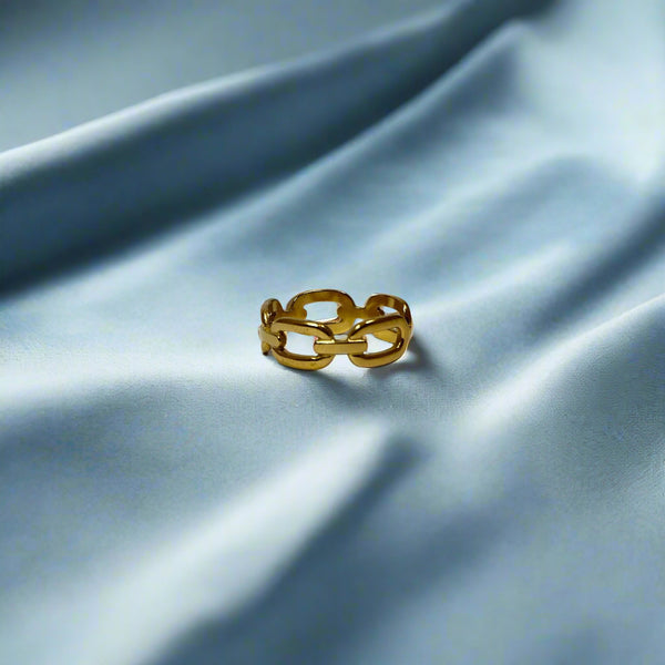 Buckle Chain Style Ring