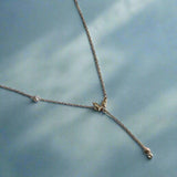 Silver Dove Y‑Necklace