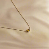 Golden Heart Minimal Pendant