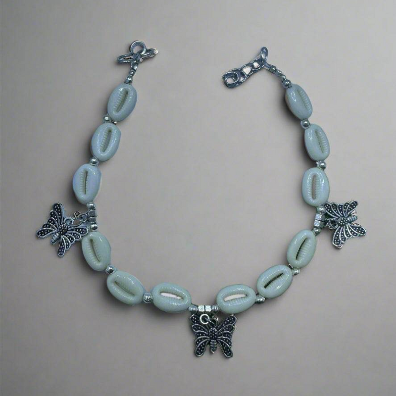 Designer Kodi Anklets with Butterfly Charms for Girls