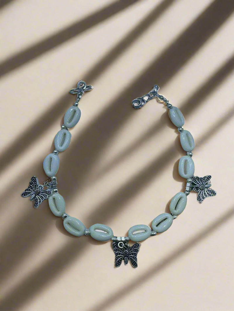 Designer Kodi Anklets with Butterfly Charms for Girls