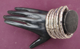 Anti Tarnish Silver Plated Non Brass Spiral Design Light Weight 6 layer Adjustable Size Bracelet