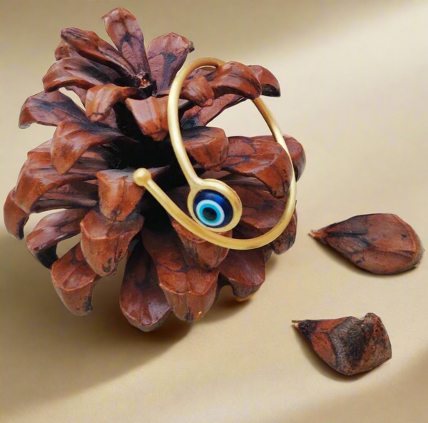 Brass Handcrafted Evil Eye Bracelet Kada For Women & Girls