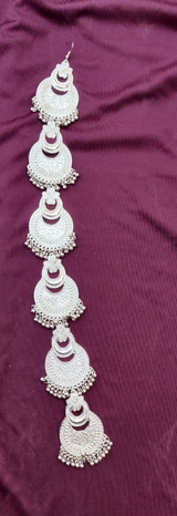 German Silver Designer Hair Choti