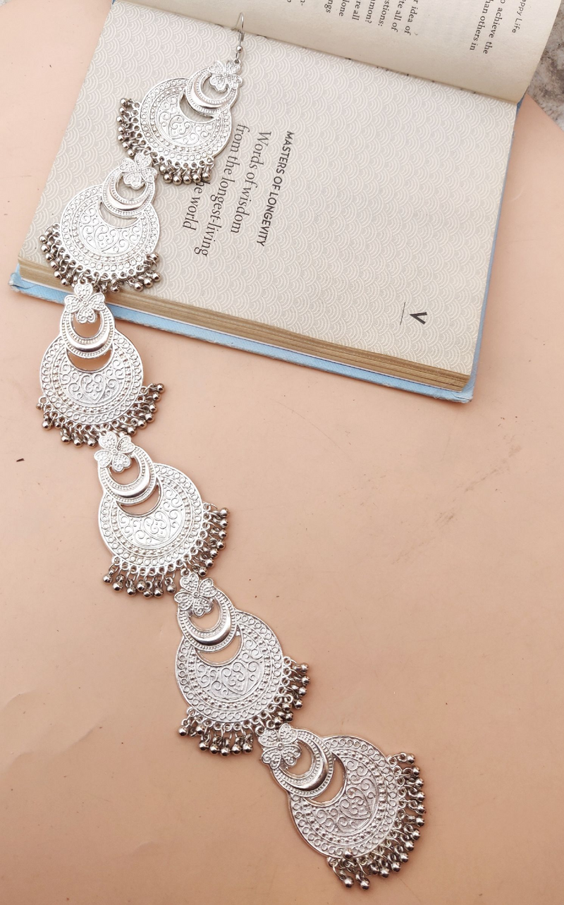 German Silver Designer Hair Choti