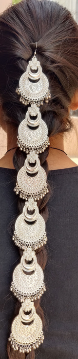 German Silver Designer Hair Choti