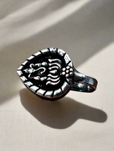 Ganesha Nosepin | Oxidised Non-Piearcing Nose-Rings