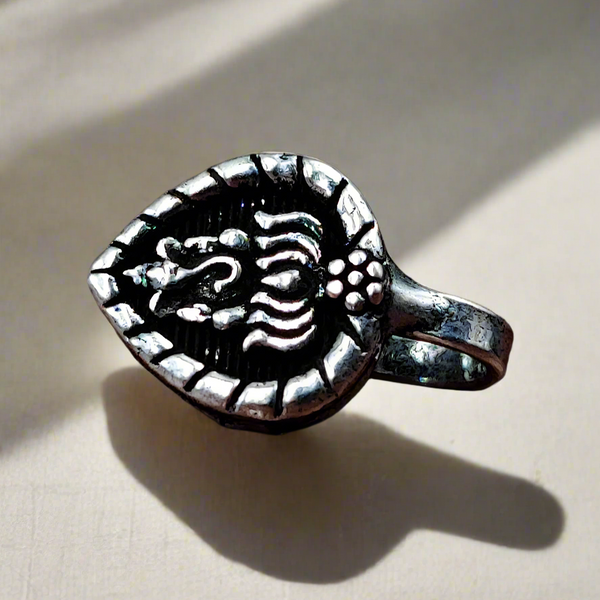 Ganesha Nosepin | Oxidised Non-Piearcing Nose-Rings