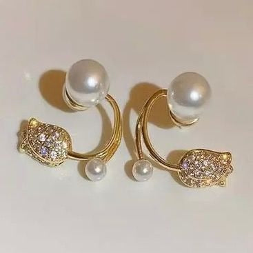 Sparkling Tulip Studs