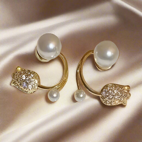 Sparkling Tulip Studs