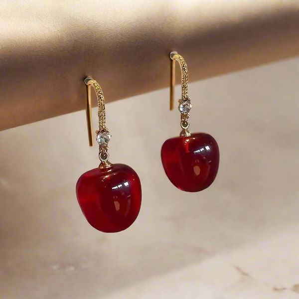 Dazzled Cherry Earrings