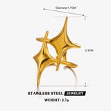 Distinctive Twin Stars Ring
