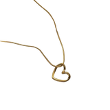 Trendy Heart Hollow Necklace