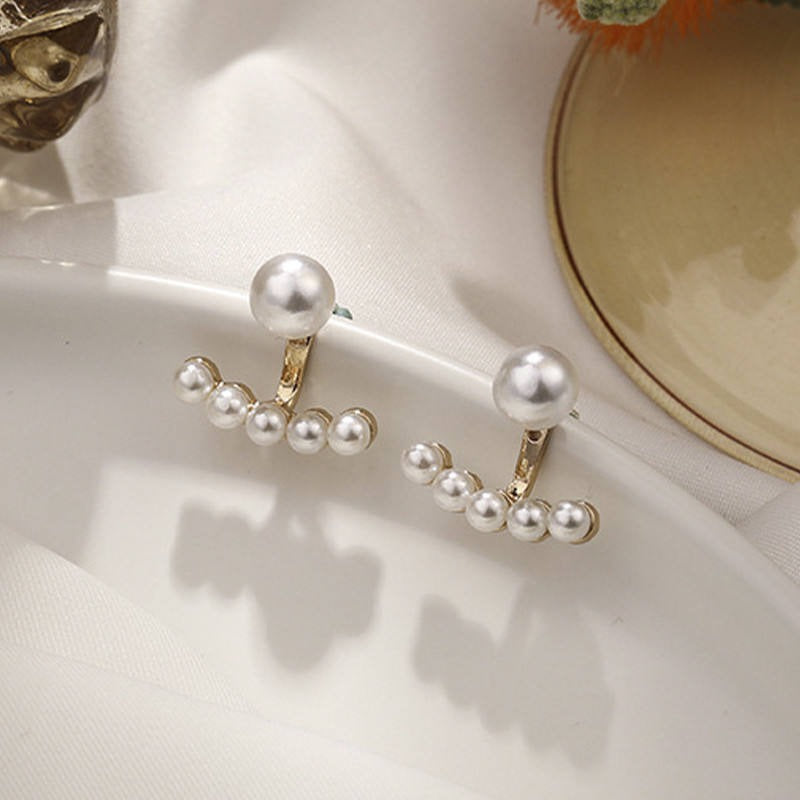 Minimalist Pearl Stud Earrings