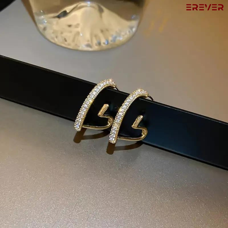 Heart Hoop Earrings