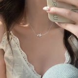 Trendy Starfish Pearl Necklace