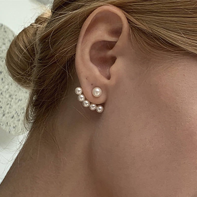 Minimalist Pearl Stud Earrings