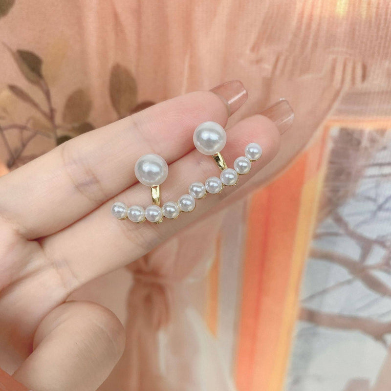 Minimalist Pearl Stud Earrings
